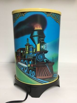 Vtg Motion Lamp Railroad Train Light John Bull Locomotive Steam Engine Euc
