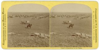 George Armstrong Custer Black Hills Expedition Gold Stereoview By Illingworth