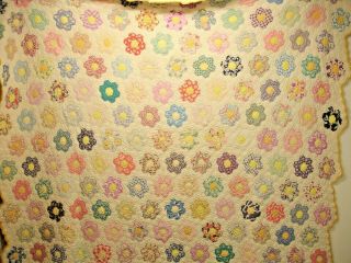 Q22,  Vintage Quilt,  Hand Quilted,  Grandma 