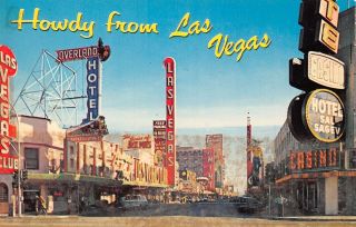 Q23 - 0119,  Fremont Street,  Las Vegas,  Nev. ,  Postcard.
