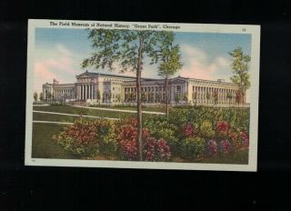 C 1940 The Field Museum Of Natural History Grant Park Chicago Illinois Postcard
