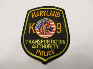 Maryland State Transportation Police K - 9 Unit Patch