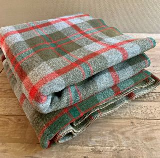 Vintage C1906 - 1914 100 Wool Blanket Fabric By Patrick Deluth Knitting Mills