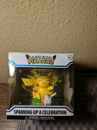 A Day With Pikachu: Sparking Up A Celebration Funko Pop Pokemon Toy Figure