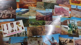 Group Of Over 40 Mining Scenes Vintage Postcards J39659
