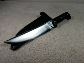 Blackjack Magnum Camp Knife Jerry Fisk Usa Fixed Blade Knives W/ Sheath Bkt