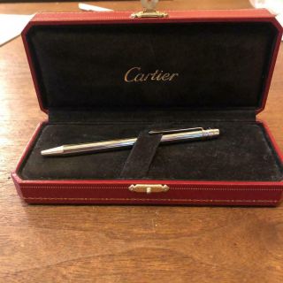 Cartier Ballpoint Pen Body Color:silver Stationery Writing Instrument