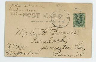 RPPC Market St West MIDDLEBURG PA Snyder County Pennsylvania Real Photo Postcard 2