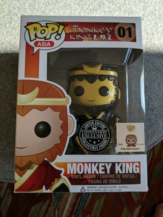 Funko Pop Gold Monkey King Dbz Anime Asia