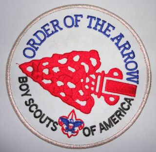 Order Of The Arrow Arrowhead 6 " Jacket Patch - Oa Boy Scouts Of America