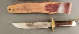 WW2 Randall No.  1 8 Inch Fighting Knife In book 