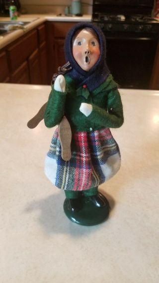 Byers Choice,  Ltd,  1990 The Carolers Girl With Ice Skates