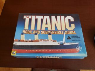 The Titanic Book And Submersible Model By Susan Hughes & Steve Santini -