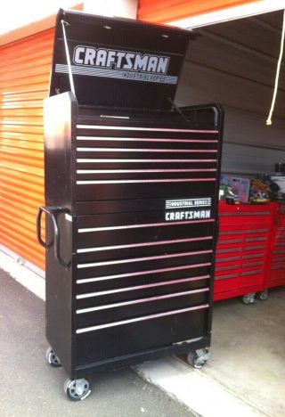Craftsman Industrial Tool Box Usa 36 " W 66.  5 " H And 21 " Deep