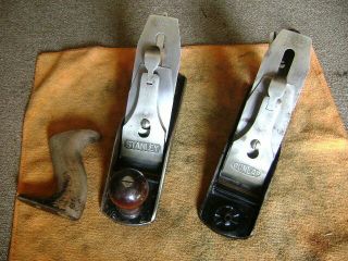 Stanley Bailey 4 Wood Plane And Dunlap Wood Plane For Restore Or Parts