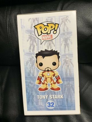 Funko Pop Marvel Iron Man 3 Tony Stark Unmasked 32 2013 SDCC Limited Edition 4