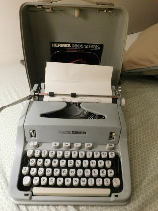 Hermes 3000 Portable Typewriter