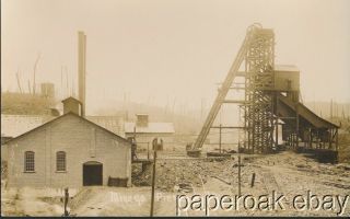 Ca1910 Mine 40 In Pierce,  West Virginia Real Photo Postcard
