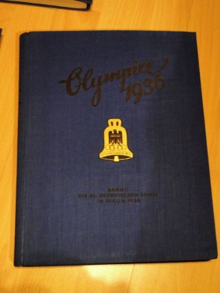 3 books very rare Germany Berlin OLYMPIA 1936 BAND I,  II & 1932 Los Angeles 4