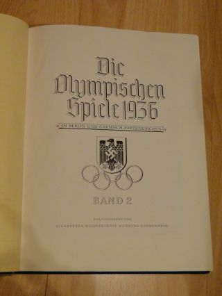 3 books very rare Germany Berlin OLYMPIA 1936 BAND I,  II & 1932 Los Angeles 6