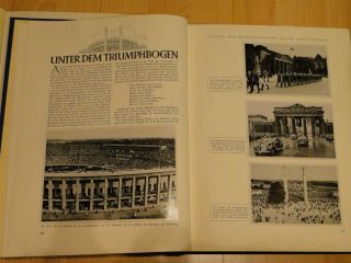 3 books very rare Germany Berlin OLYMPIA 1936 BAND I,  II & 1932 Los Angeles 9