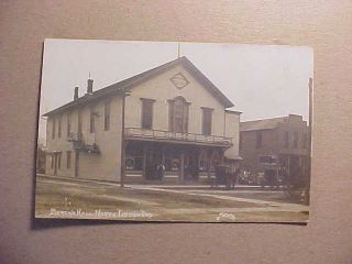 1910 Rppc Real Photo North Judson Indiana Burch 