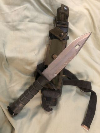 Buck 188 Survival Knife M9 Bayonet With Sheath Phrobis 2