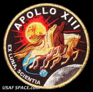 Apollo 13 Mission Commemorative 5 " Tim Gagnon Ab Emblem Nasa Patch
