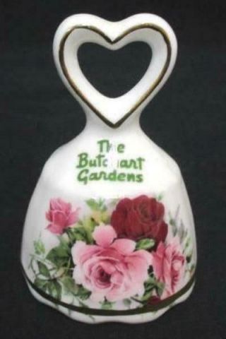 The Butchart Gardens Fine Bone China,  2.  5 " Tall,  Mouth 2 " Wide Bell England