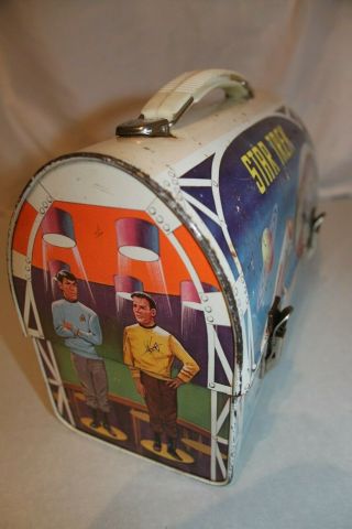 1967 Star Trek TOS Lunch Box No thermos or thermos retainer. 6