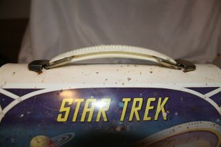 1967 Star Trek TOS Lunch Box No thermos or thermos retainer. 8