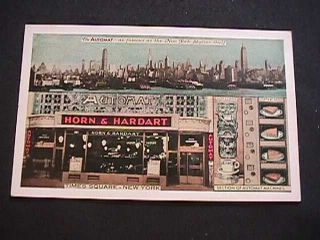 Horn & Hardart Automat Times Square,  York Postcard