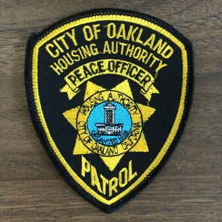 Oakland Ca Housing Authority Peace Officer Patch