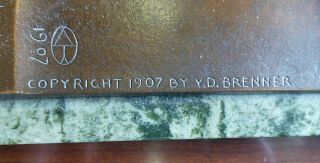 Victor D Brenner plaque - Abraham Lincoln 1809 - 1865 (S.  Klaber & Co.  Founder N.  Y. 3