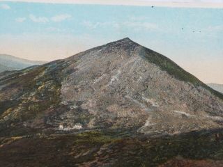 C 1920 Mt.  Madison And Huts From Gulfside Trail White Mountains Nh Postcard