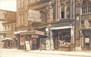 Buffalo Ny Temple Theatre Movie Posters In 1915 Rppc Postcard
