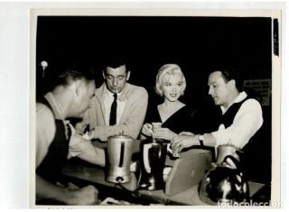 Exclusive Photo Gene Kelly,  Marilyn Monroe & Yves Montand Vintage Photograph