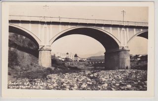 Tegucigalpa,  Honduras.  Puente Grl.  Carias.  Vintage Real Photo Postcard