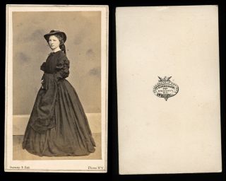 Cdv 1860s Photo Actress Maggie Mitchell John Wilkes Booth Girlfriend By Gurney