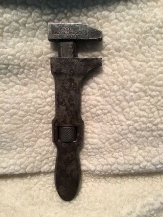 Vintage 1879 C.  E Billings & Spencer Co.  Adjustable Bicycle Wrench Farm Fresh