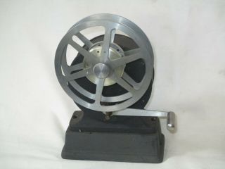 Antique Gamewell Fire Alarm Ticker Tape Take - Up Reel Telegraph Rare Very