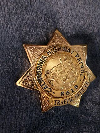 Obsolete California Highway Patrol Badge - RARE AUTHENTIC 2