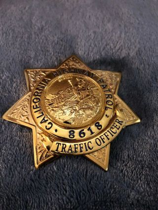 Obsolete California Highway Patrol Badge - RARE AUTHENTIC 3