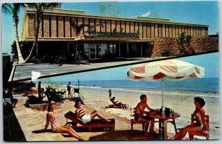 Florida Postcard Sandalwood Apt Hotel N.  Redington Beach Saint Petersburg Fl A01