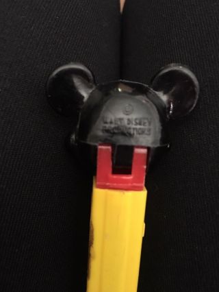 PEZ Disney Mickey Mouse Minnie Stem No Feet Dispenser RARE DIE CUT VINTAGE Gbd 5