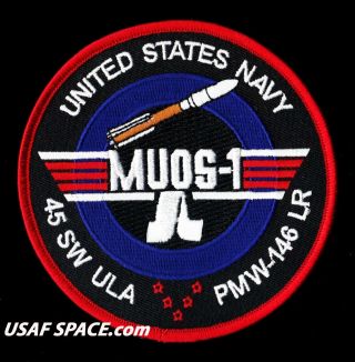Muos - 1 - Atlas V - Lockheed Dod - Usaf 45 Sw - Us Navy Satellite Space Patch