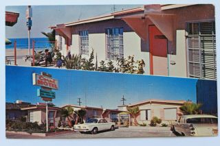 Postcard Coral Motel,  4425 Ocean Blvd.  San Diego,  Ca California