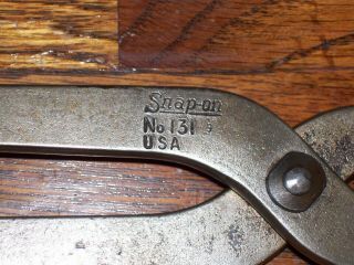 Vintage Snap - On Brake Spring Pliers No.  131 Early Grips.  Look 3