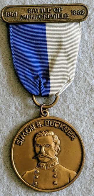 Boy Scout Trail Medal - Simon B.  Buckner - Battle Of Munfordville 1861