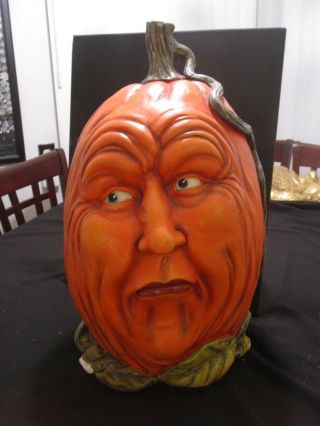 Ultra Rare 22 " Dept.  56 Halloween Large Pumpkin Jack O Lantern Man 